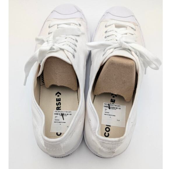 Converse Jack Purcell Low Top Shoes Unisex White Size USW13/M11.5 EU46 - Picture 5 of 12